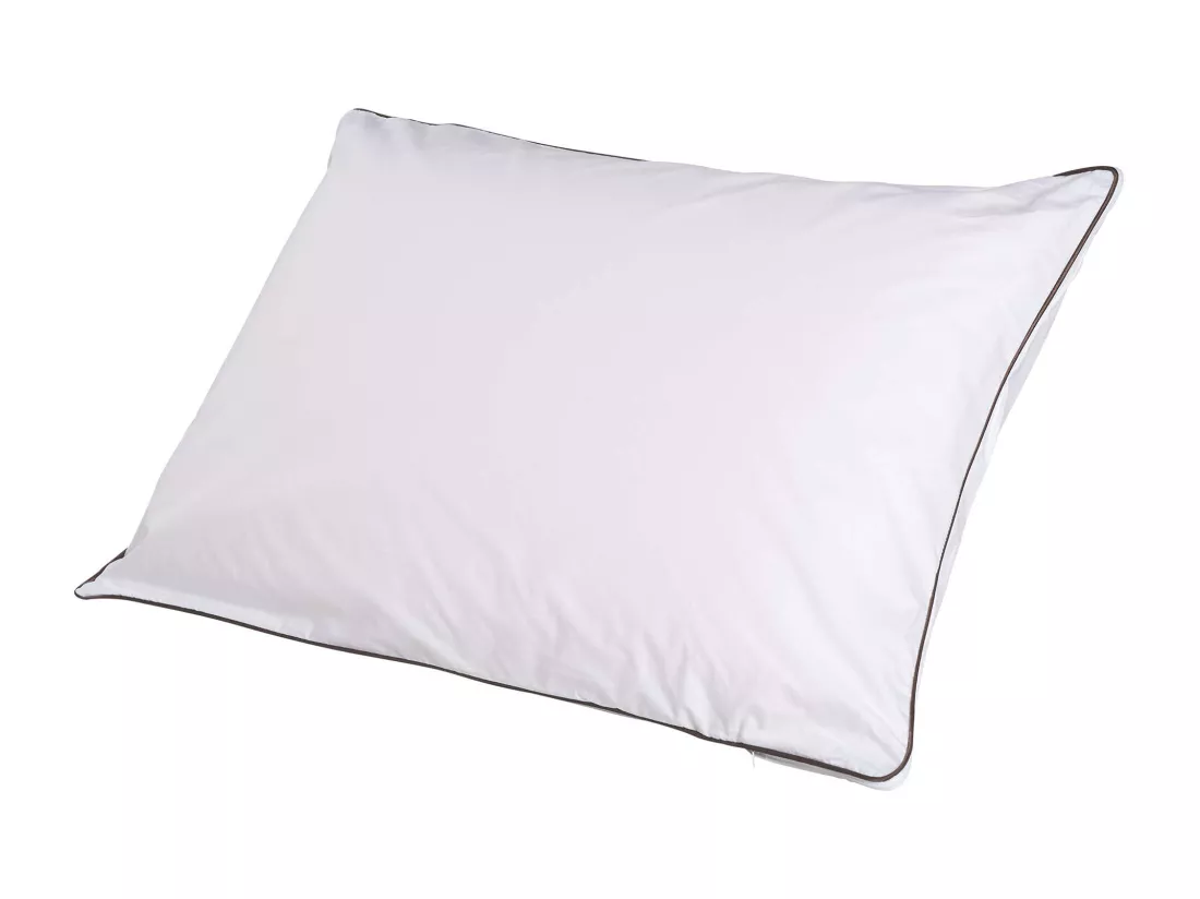 Oreiller latex naturel et taie d'oreiller percale Someo 60x60