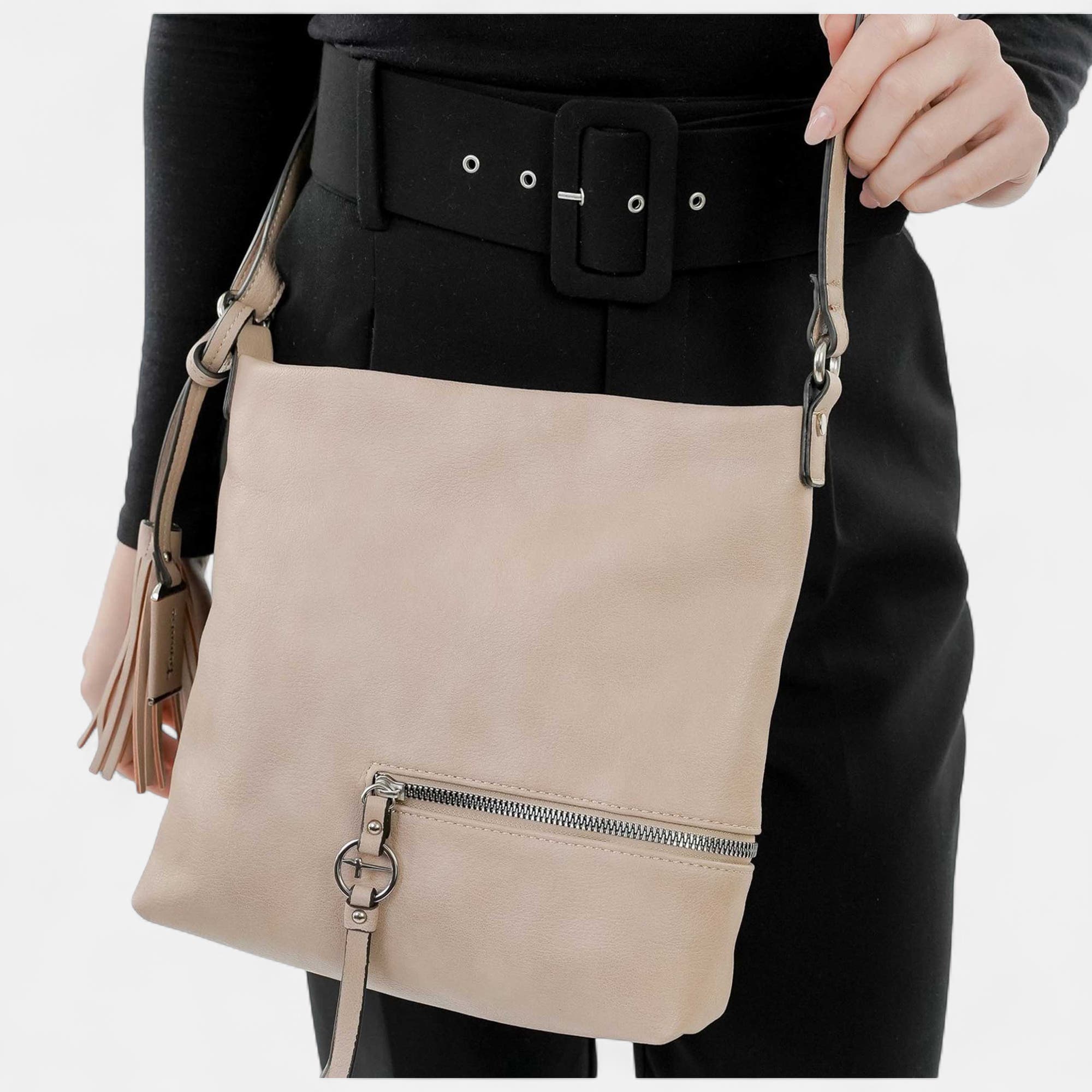 Sac bandoulière taupe