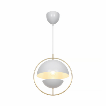 Nordlux hanglamp Tavia wit messing 40W - E27