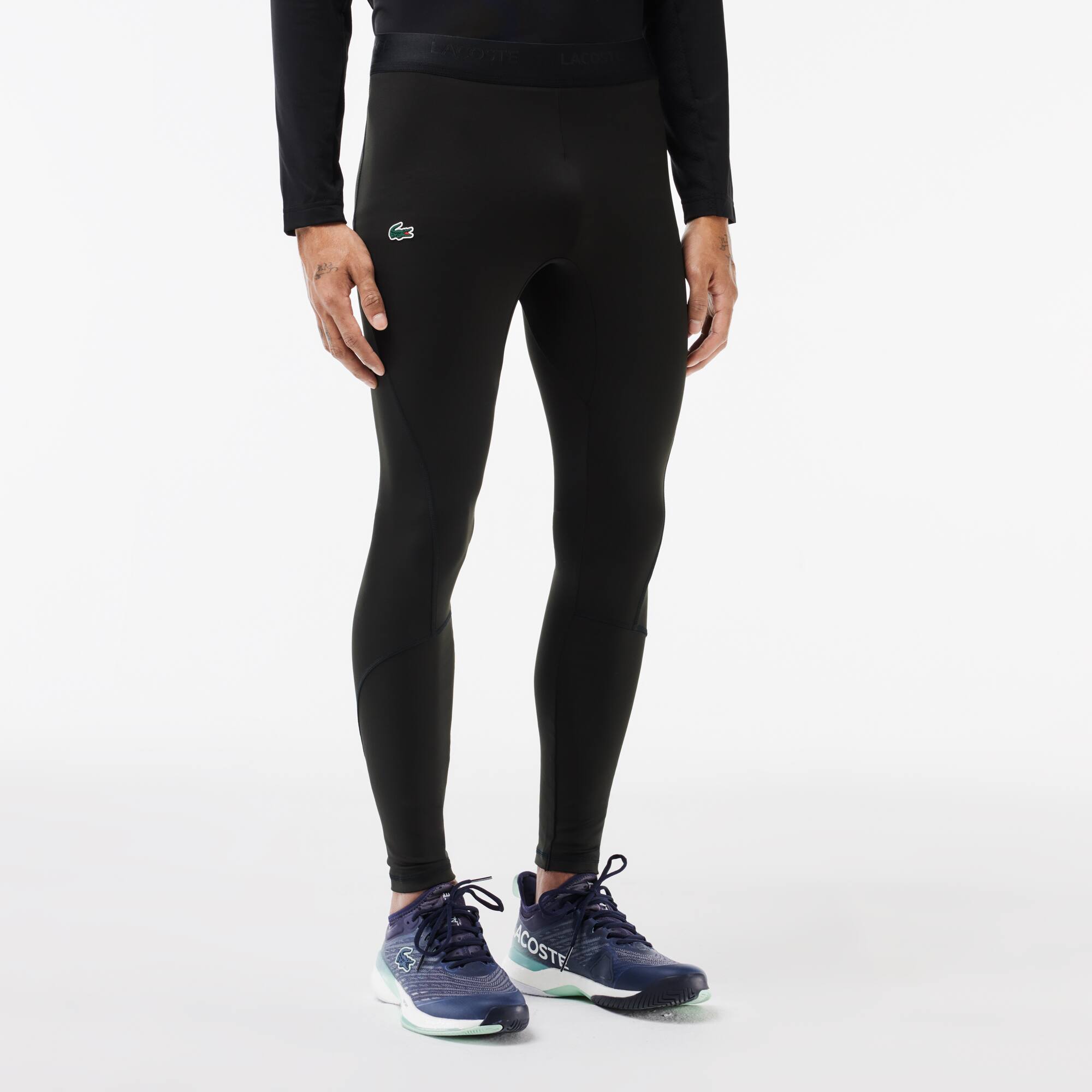 Legging Sport avec marquage en fibres recyclées Pantalons de survêtement - Noir - Lacoste - Homme