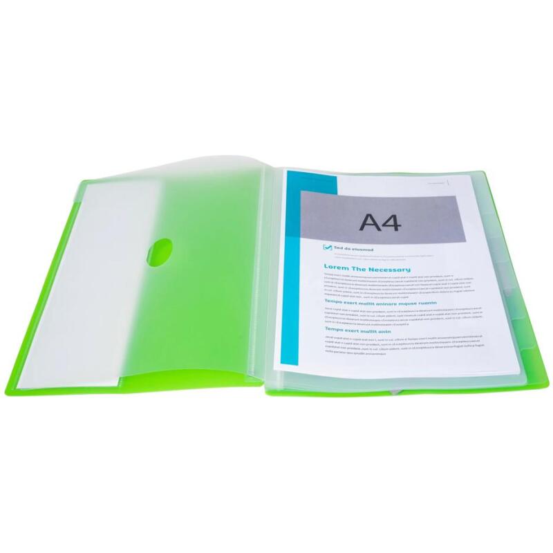 Trieur extensible en polypropylène 8 compartiments IDERAMA PP - A4 - Couleurs assorties