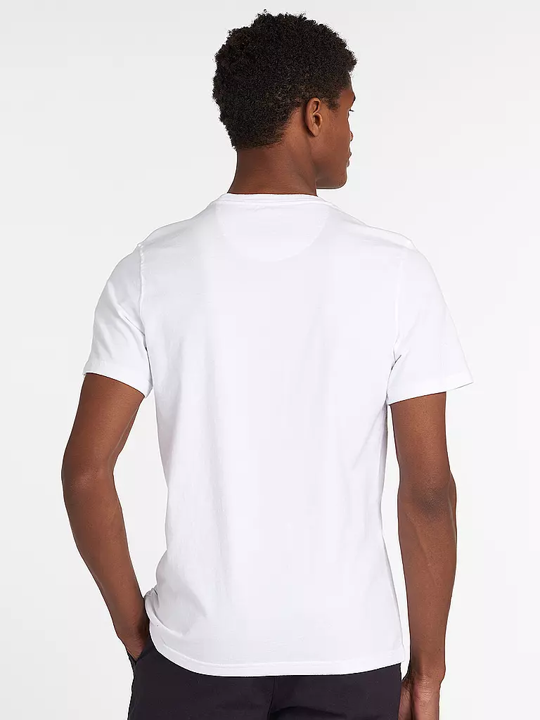 BARBOUR T-Shirt Regular Fit weiss