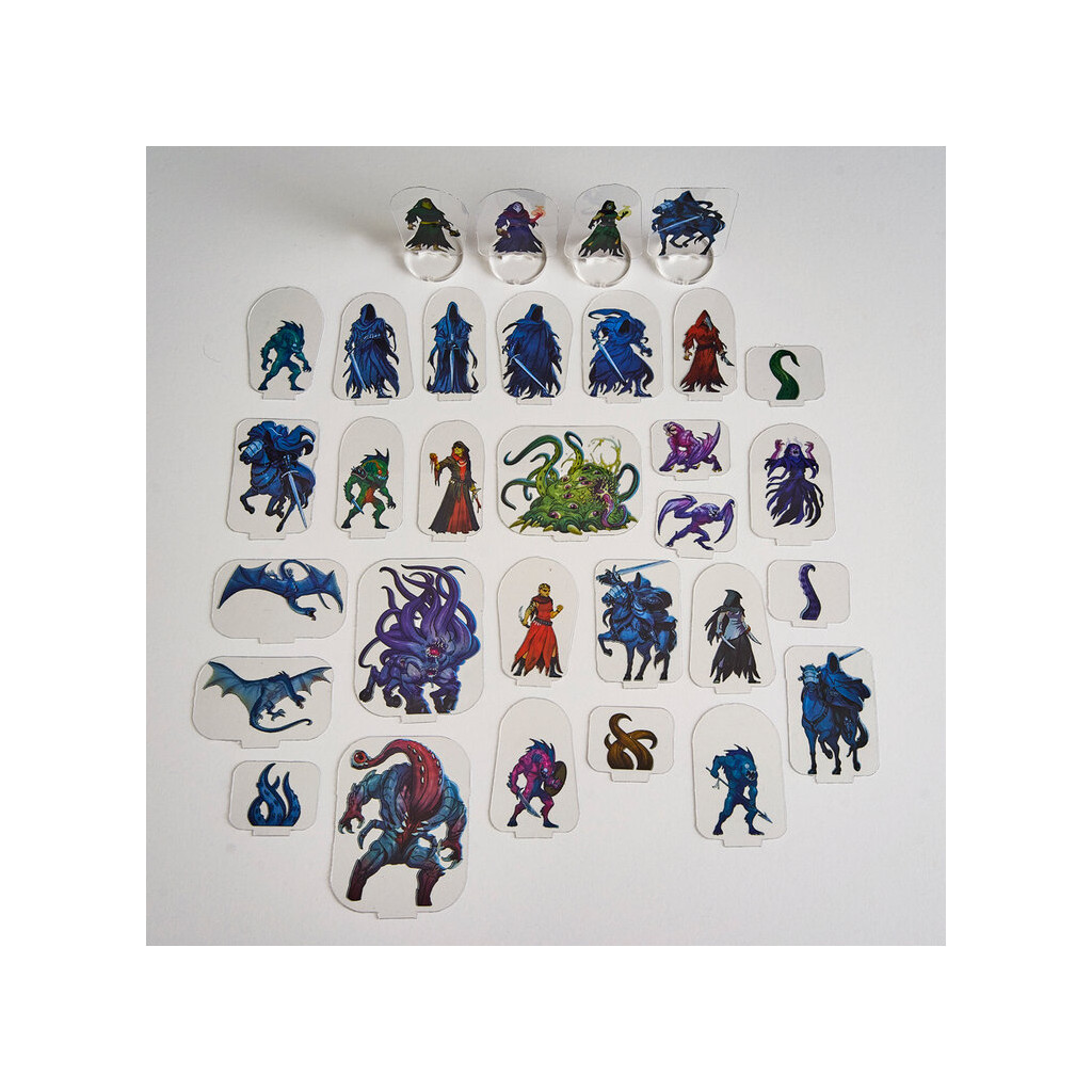 Flat Plastic Miniatures - Ancient Evils Horde - 31 Pieces