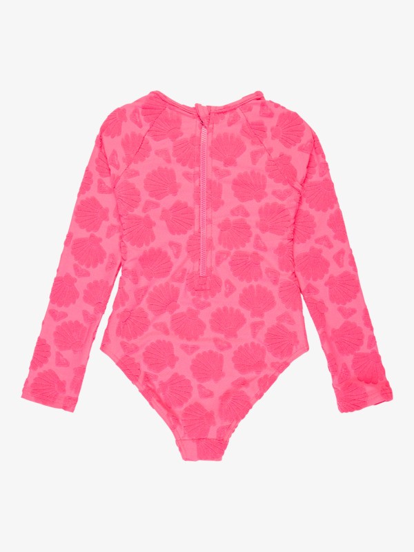 Shell Dream Maillot une pièce manches longues Rose Fille 2-7 ans