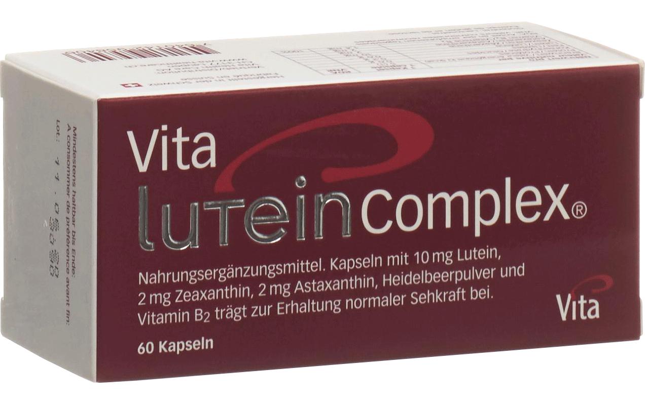 Vita Lutein Complex 60 KapselnVegane Nahrungsergänzung
