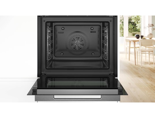 BOSCH - Four encastrable pyrolyse HBG7741W1, Série 8, 71 litres, 14 modes de cuisson