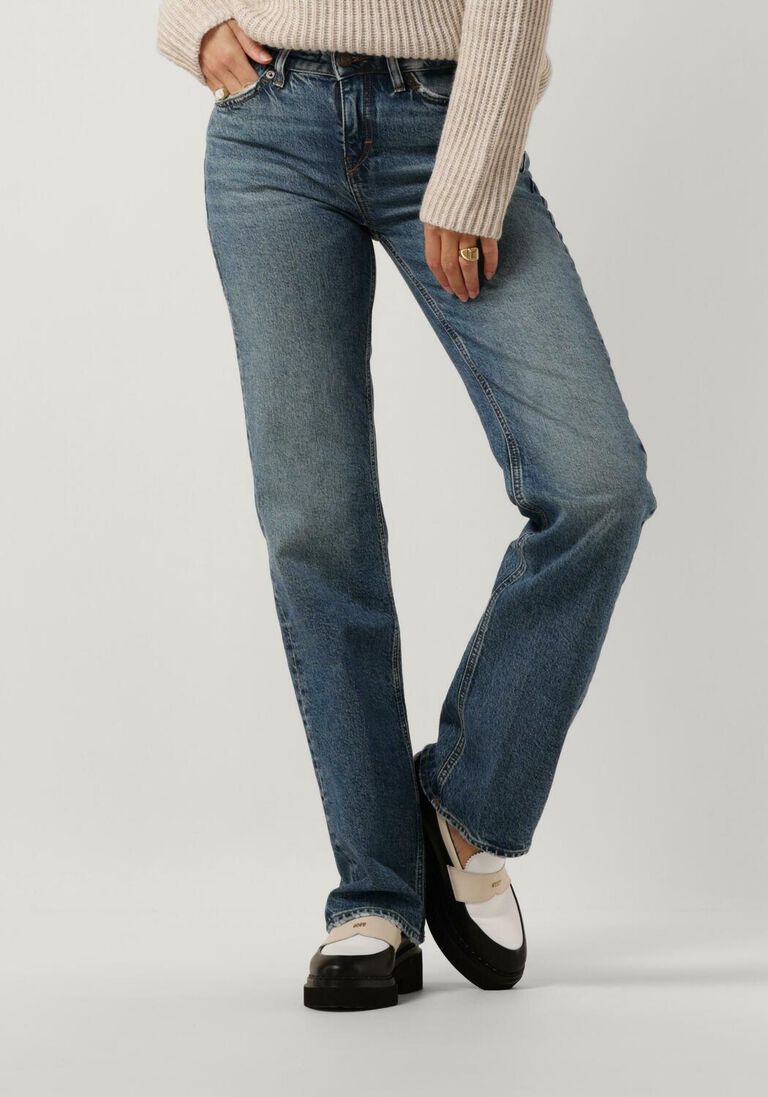 DRYKORN blauwe drykorn straight leg jeans soap
