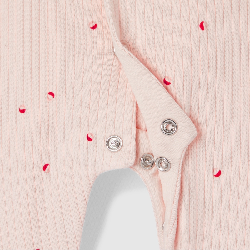 Dors-bien en coton matelassé bio rose mixte Absorba