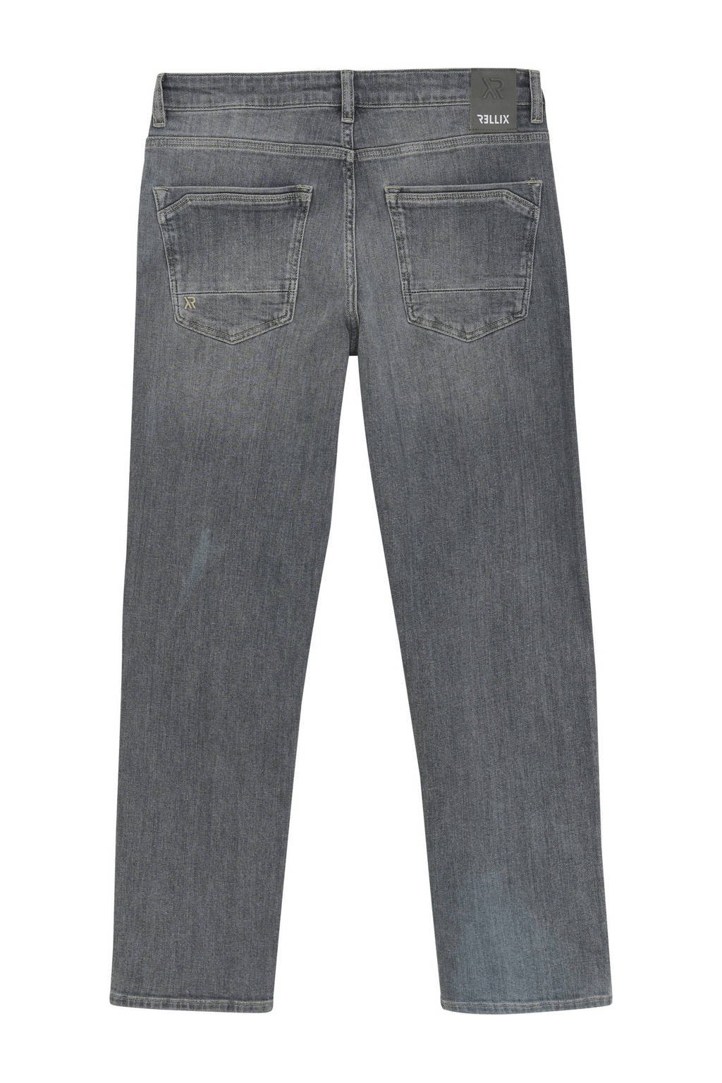 Rellix loose fit straight leg jeans grey denim