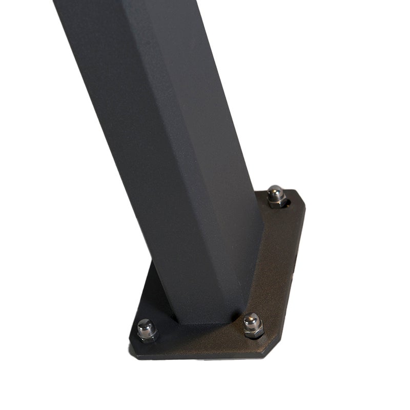 Industriële staande buitenlamp, donkergrijs, 65 cm, IP44 - Baleno