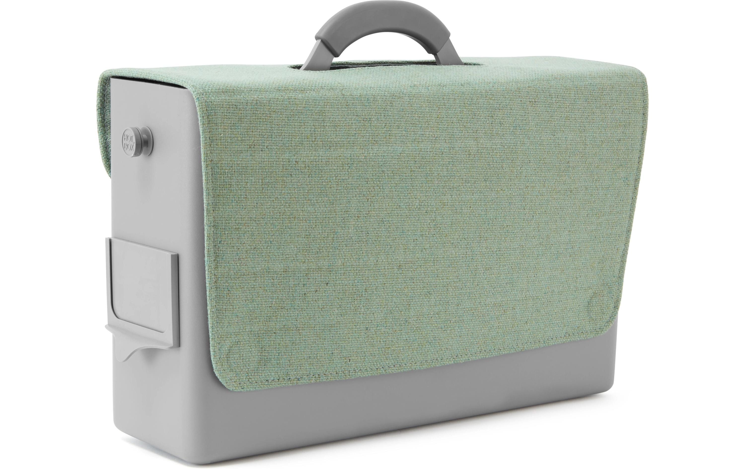 Cover Flax Greenwich zu Hotbox 2, GrünIndividuelle Stoffabdeckung aus Naturfasern
