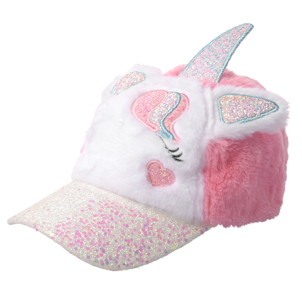 Topolino Mädchen Kappe in Einhorn-Optik rosa / weiss