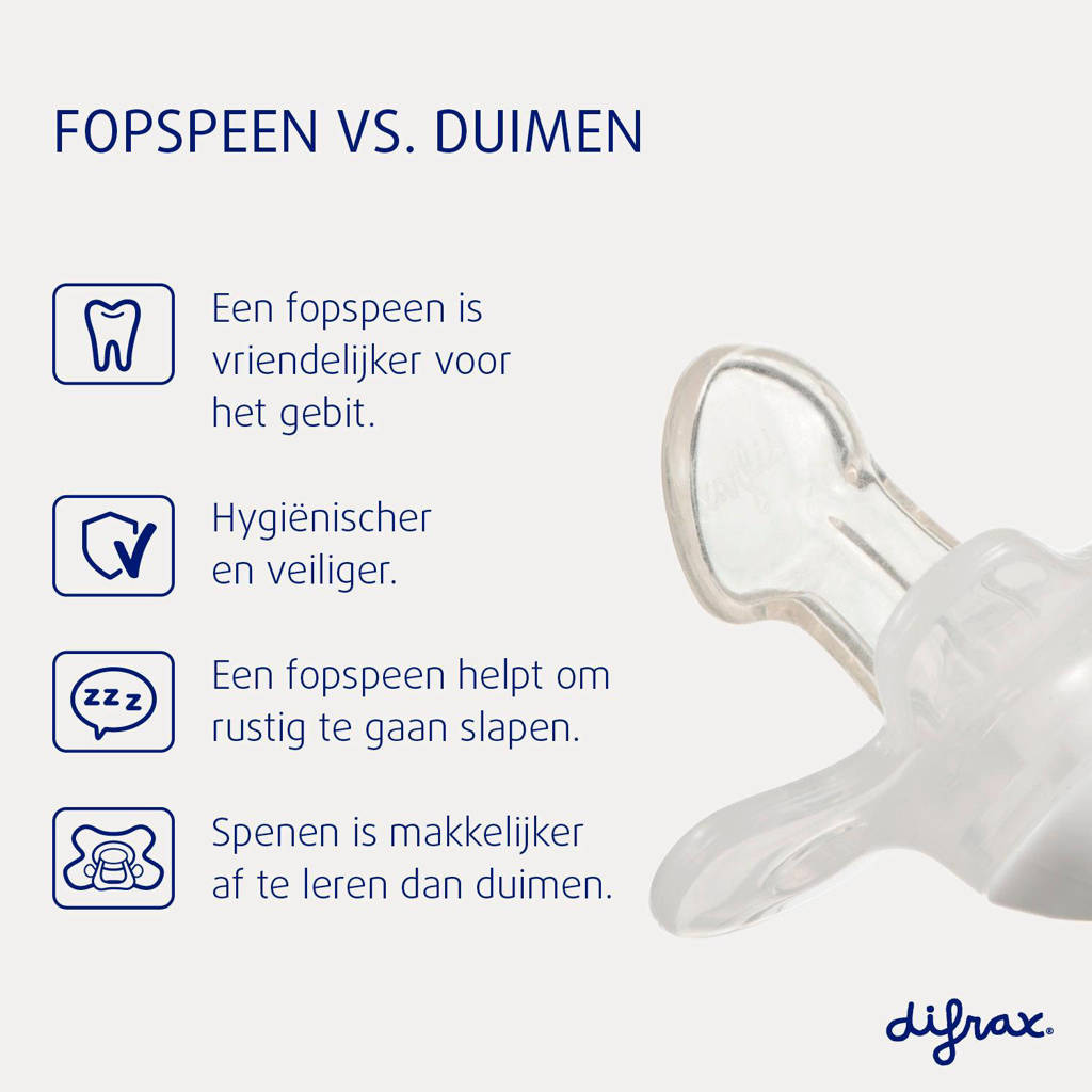 Enige speen die onze dochter paktfopspeen - Newborn - crèmewit - 2 stuks
