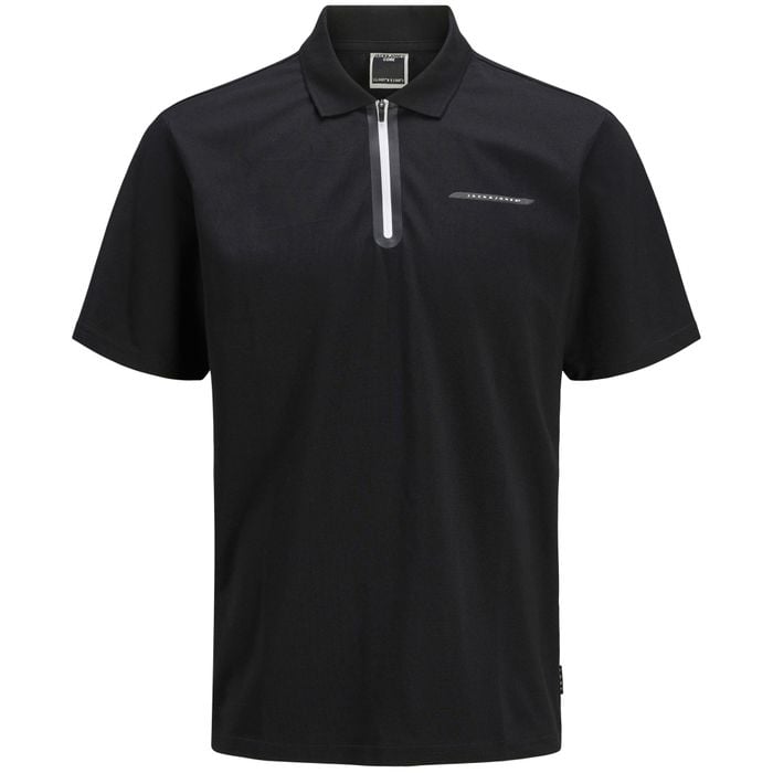 Jack & Jones Core Fusion Pique Zip Polo Heren