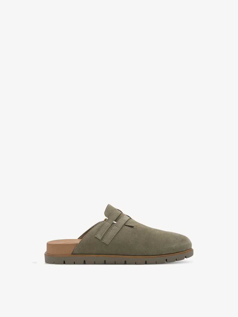 Leren Slipper - groen