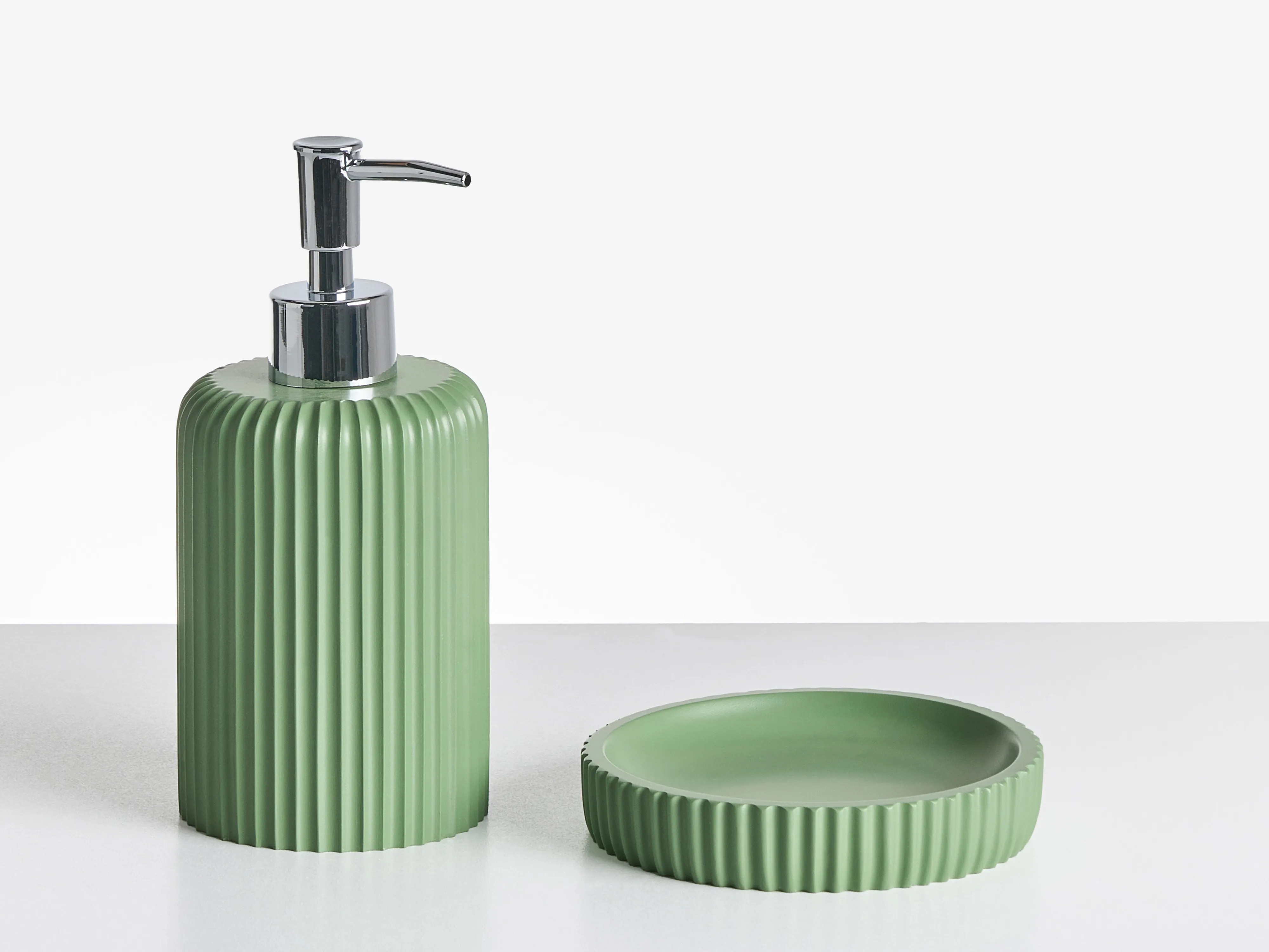 5-delige badkameraccessoireset CAMANA Groen