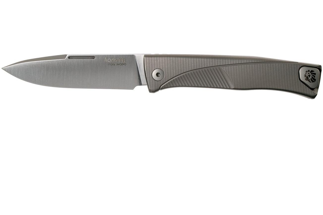 LionSteel Thrill grey titanium integral slipjoint zakmes