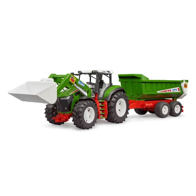 BRUDER - 03452 - Roadmax - Traktor mit Frontlader und Kippanhänger