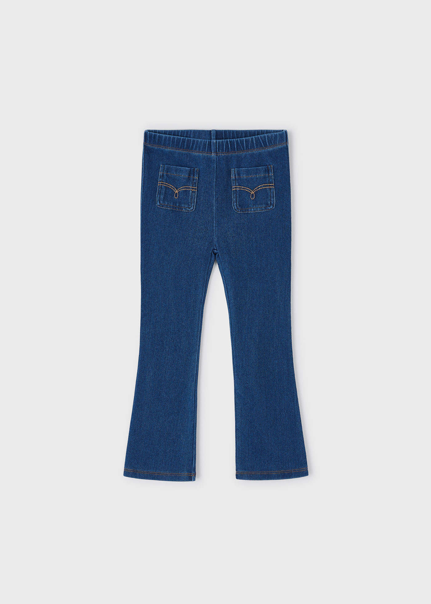 Calça jegging jeans roxa para meninas