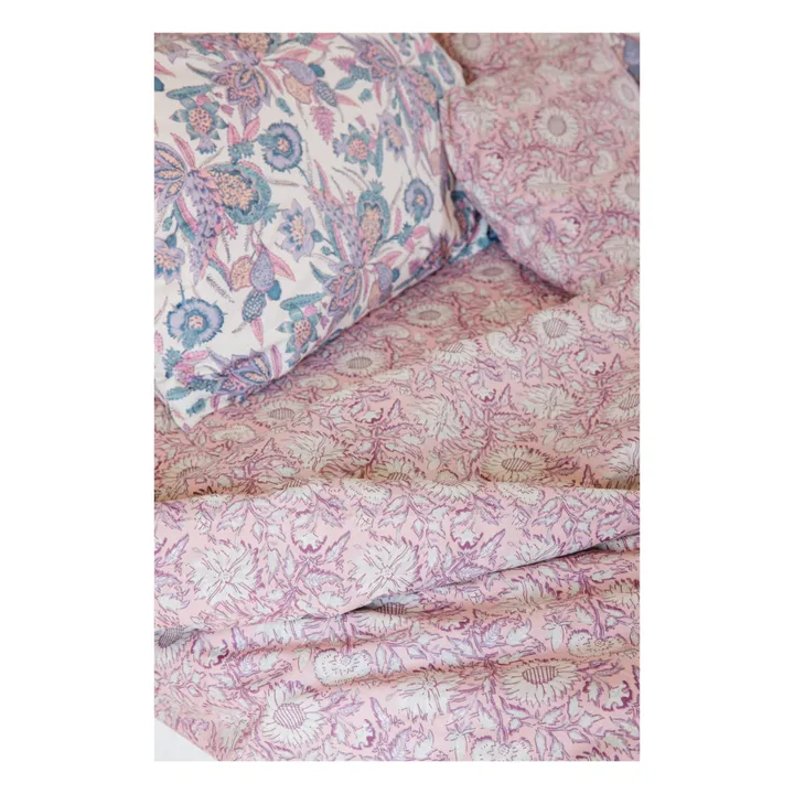 Louise Misha Housse de couette Noemie en coton bio | Rose