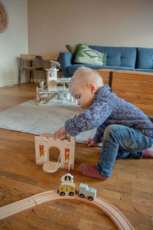 Tryco - Houten Treinbaanset - Uitbreidingsset Fantasie