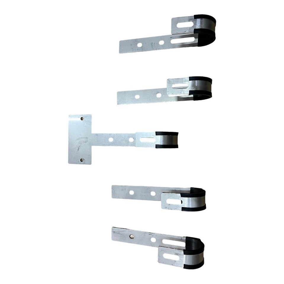 Jet-Line Balkonhalter Montage Set fuer 2 Module und Wechselrichter