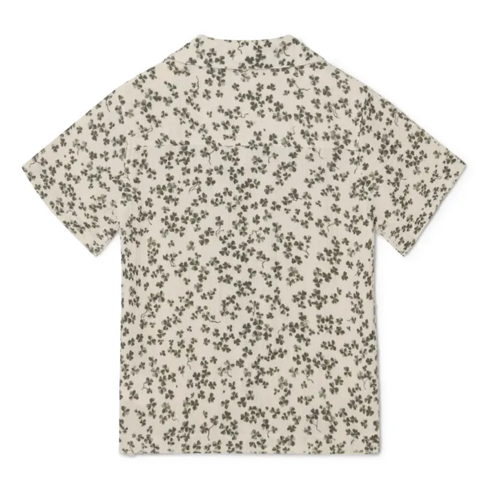 garbo&friends Chemise Trèfles Mousseline de Coton | Ecru