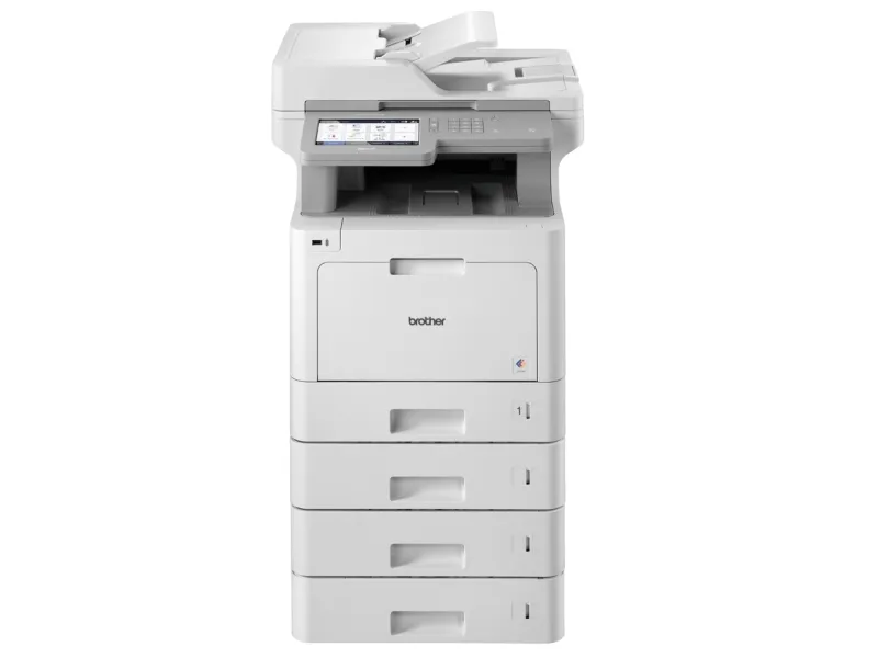 Brother MFC-L9570CDW - Multifunktionsprinter - farve - laser - A4/Legal (medie) - op til 31 spm (udskriver) - 300 ark - 33.6 Kbps - USB 2.0, Gigabit LAN, Wi-Fi(n), USB vært, NFC - med Brother PRINT AirBag til 400.000 sider