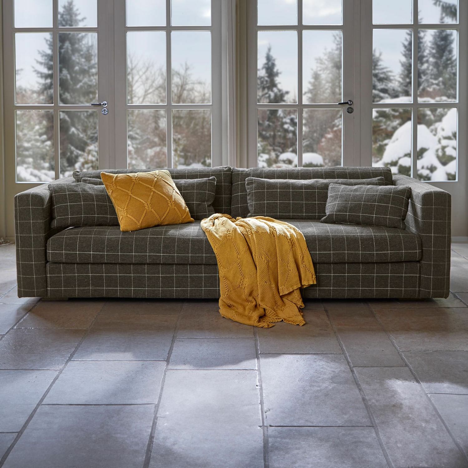 Sofa Vérinette grau