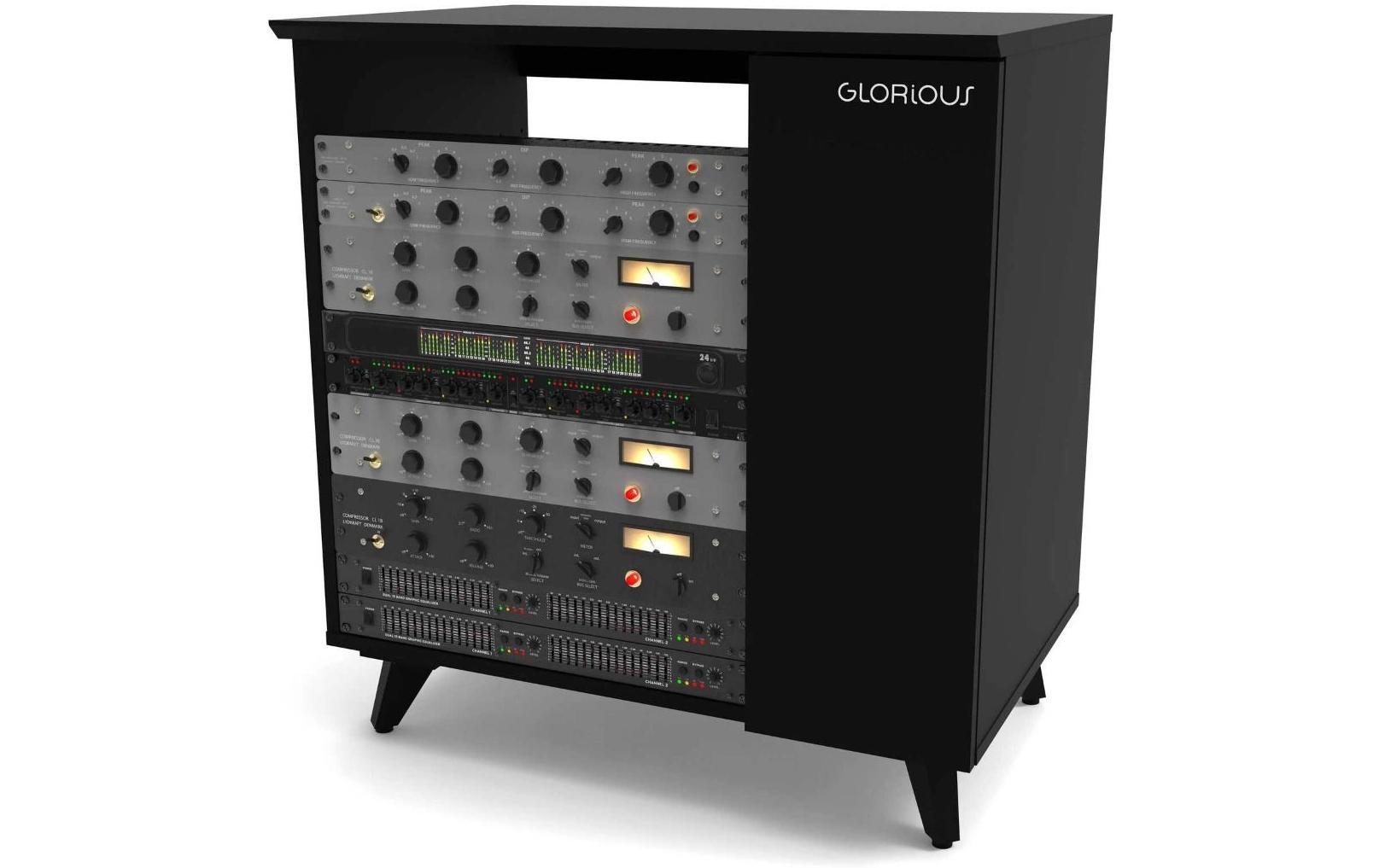 Erweiterung Modular Side Rack – Schwarz<br>Studio-Rack-Erweiterung für die Sound Desk- und Workbench-Serie