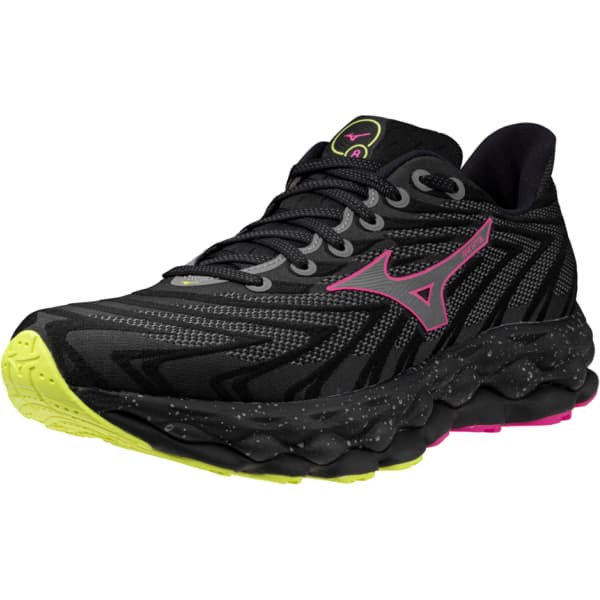 Chaussure running MIZUNO WAVE SKY 8 BLACK/SILVER/PINK TETRA
