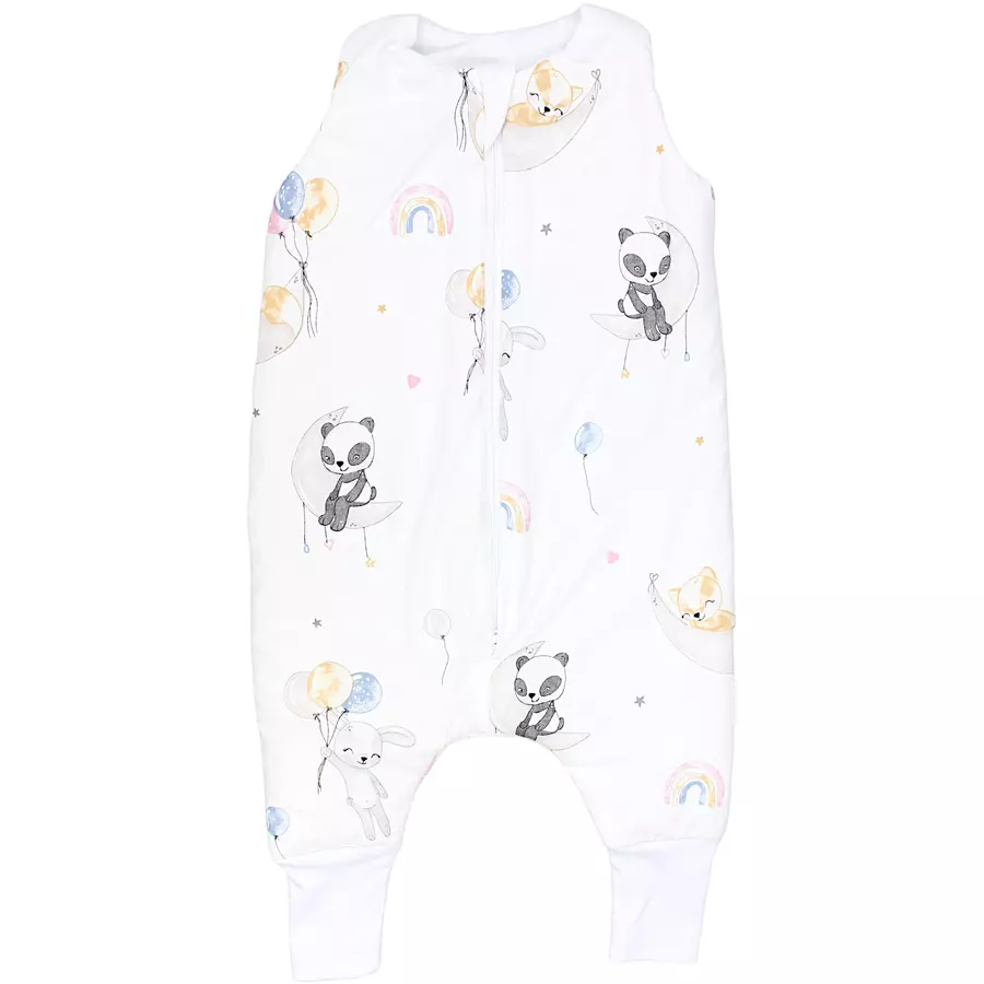 TupTam Baby Winter Schlafsack mit Beinen weißbeige