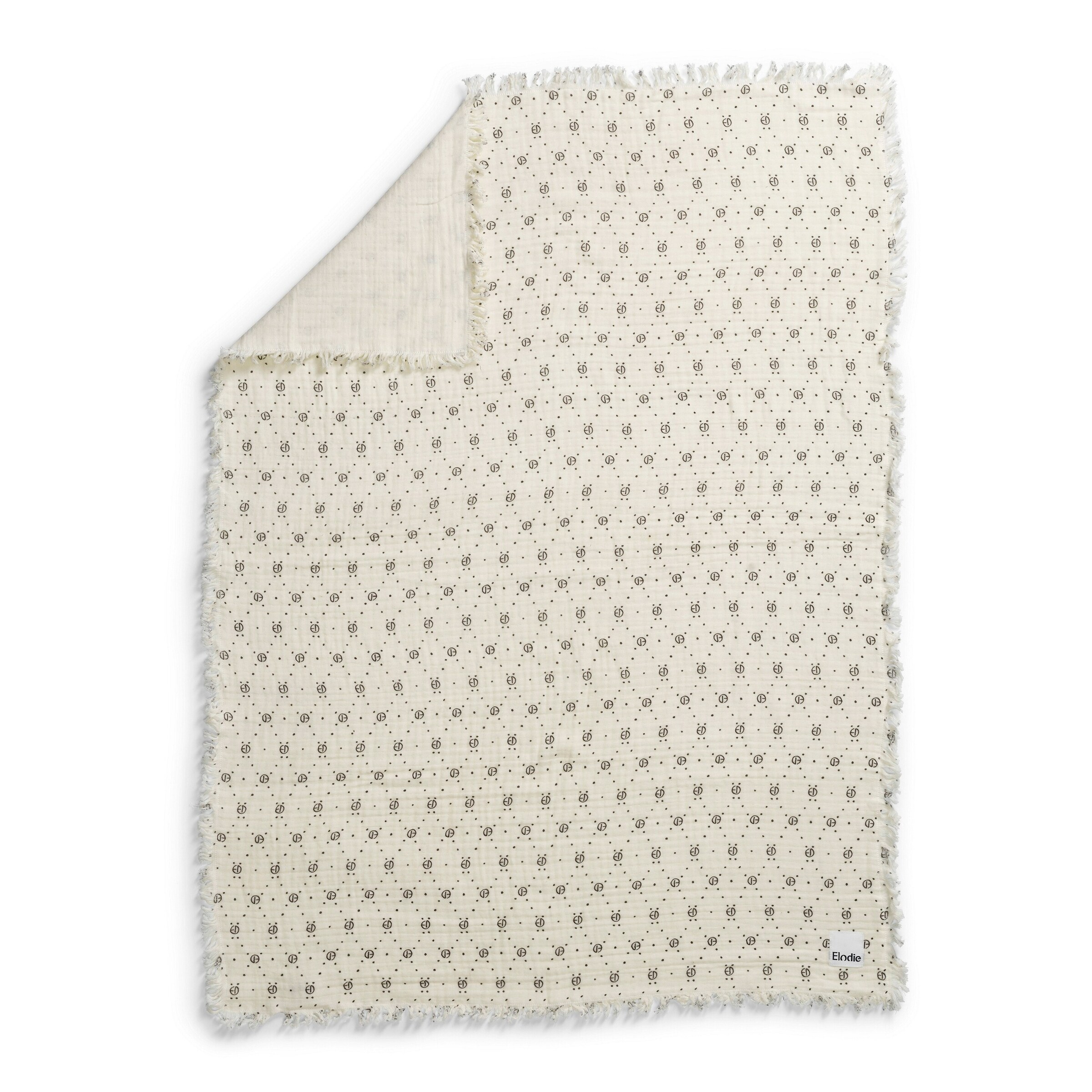 Elodie Soft Cotton Decke - Monogram