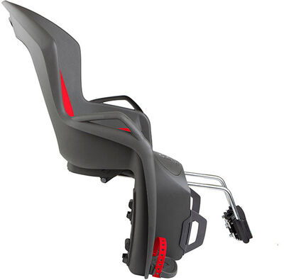 Hamax AMIGA Sykkelsete, Dark Grey/Red
