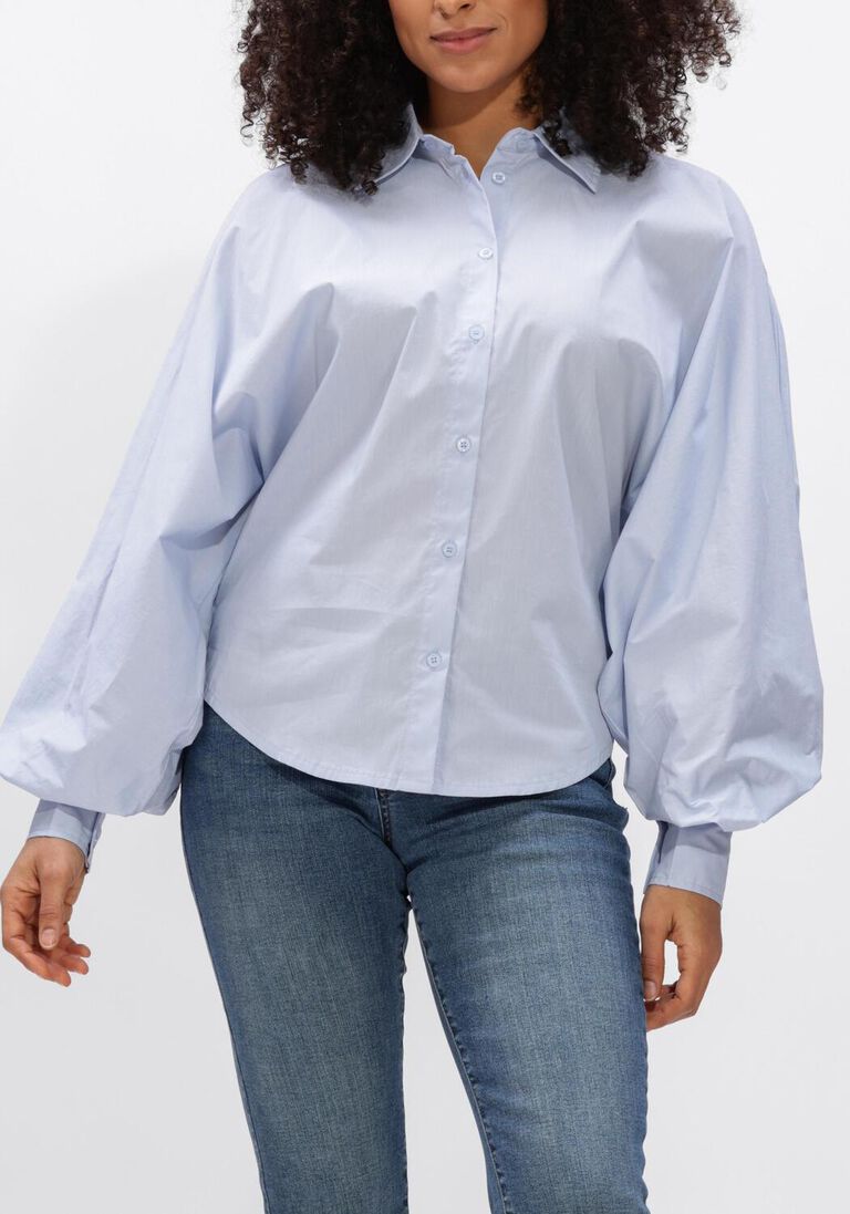 lichtblauwe janice blouses stone