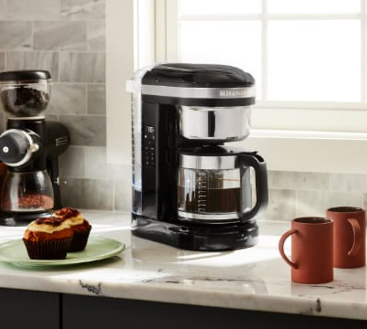 Cafetière filtre électrique 5KCM1209 Drip Coffee Rouge Empire KITCHENAID
