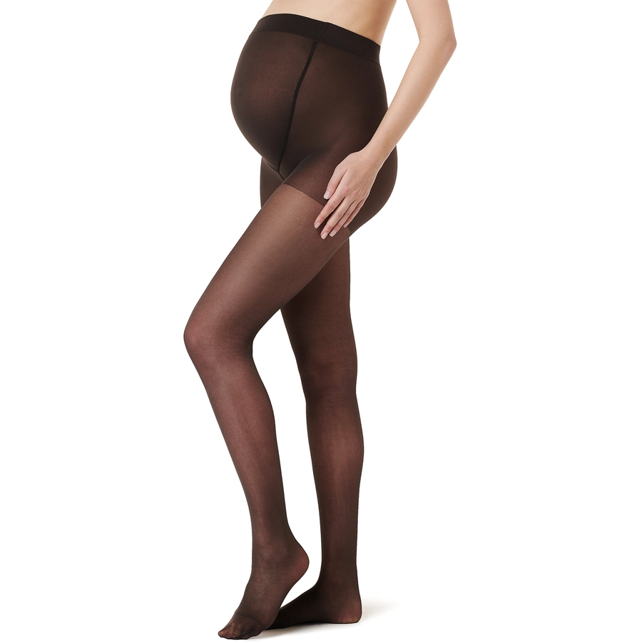 Noppies Strumpfhose 2-Pack maternity tights 20 Den Black