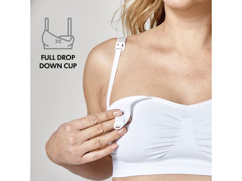 MEDELA Still-BH Keep Cool Weiss Gr. M Atmungsaktiver Schwangerschafts- und Still-BH