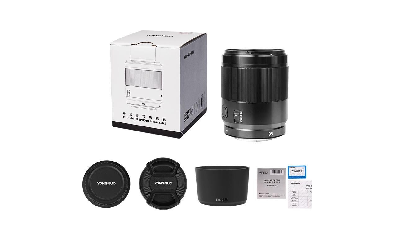 Festbrennweite 85mm F/1.8S DF DSM – Sony E-Mount<br>Mittelgrosses Teleobjektiv für spiegellose Vollformatkameras mit Sony E-Mount