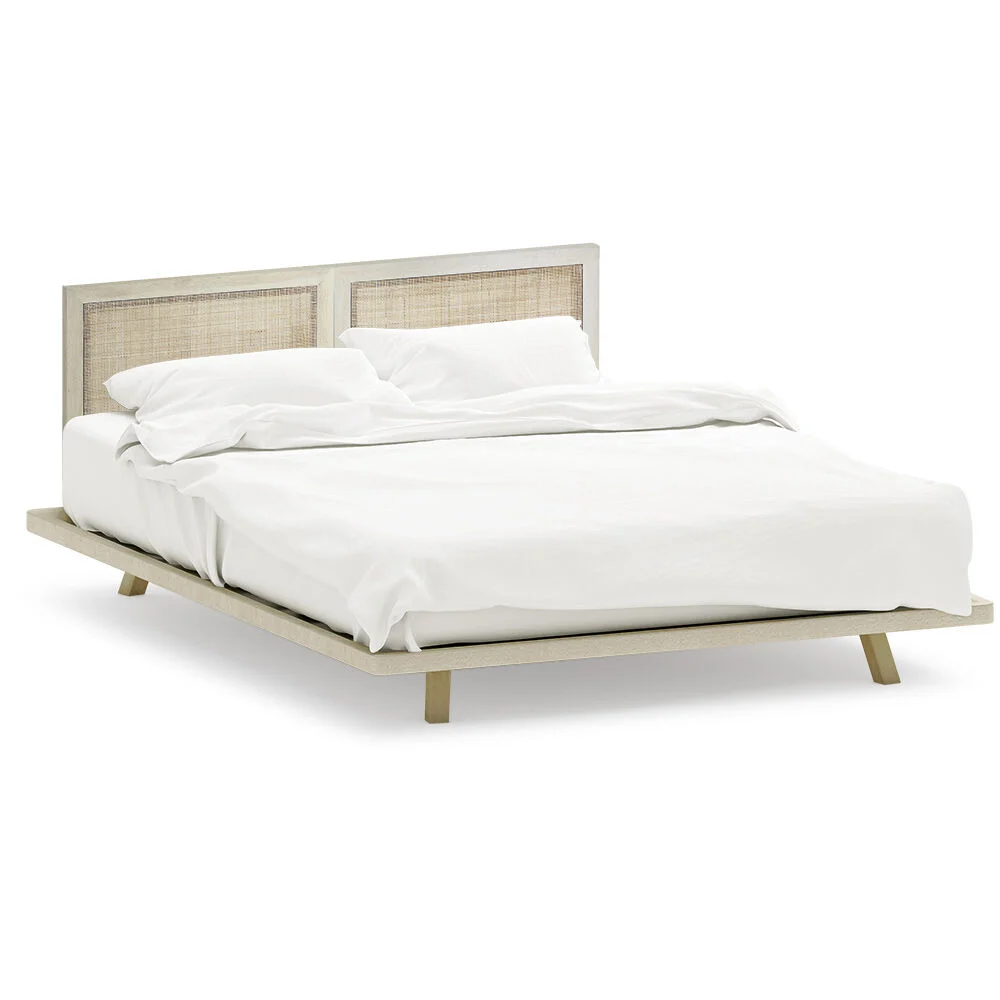 Tête de lit Kanna cannage rotin L.186xH.118/130cm