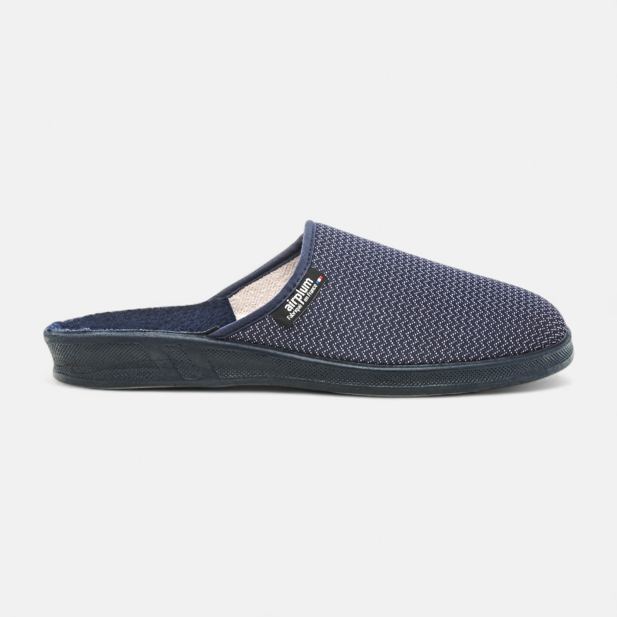 Pantoufles mules Homme bleu marine