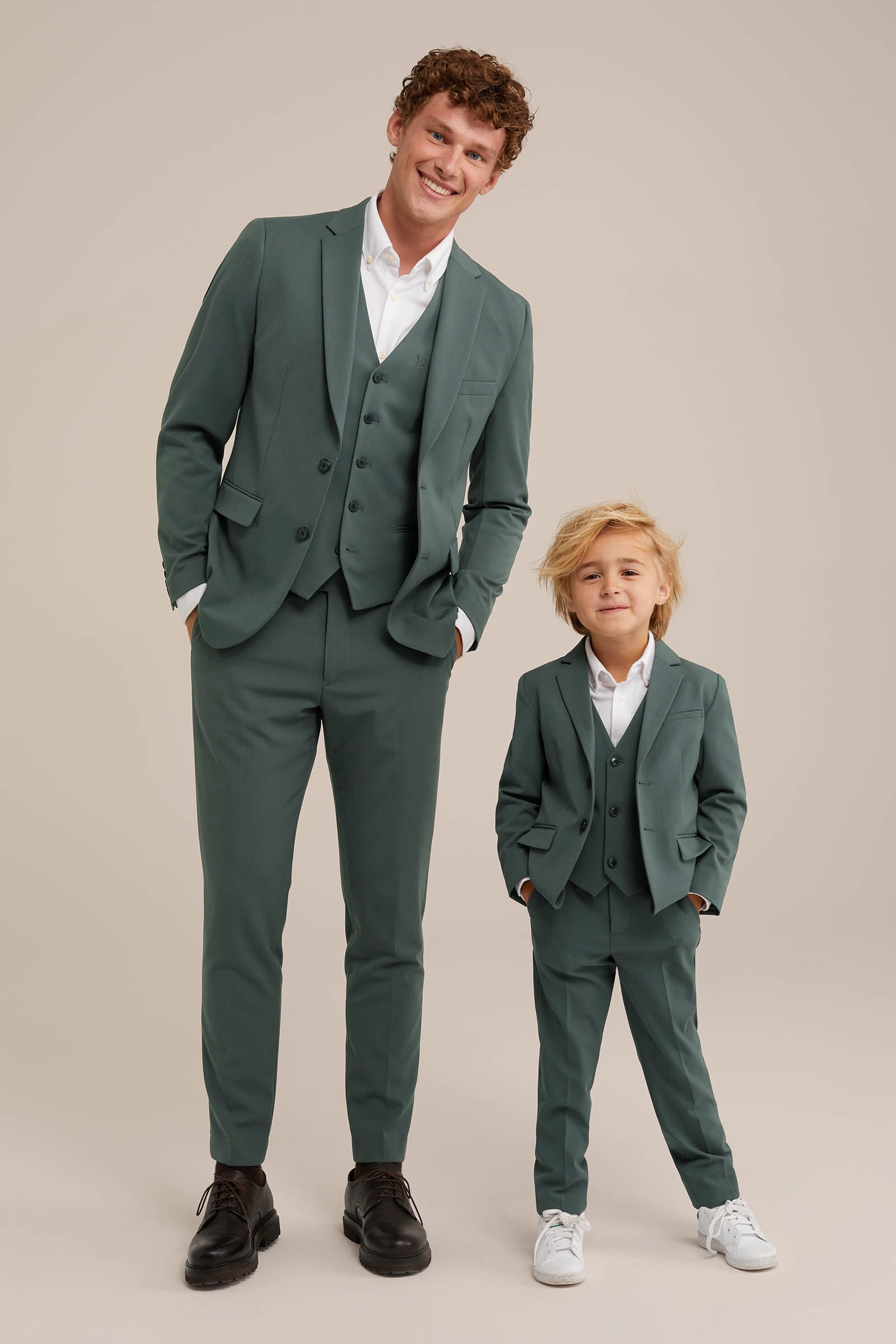 Jongens blazer WE Fashion Donkergroen