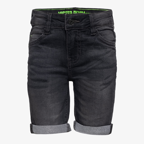 Unsigned jongens denim short zwart