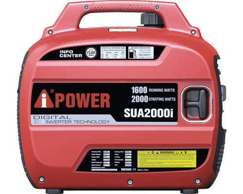 AiPower SUA2000i benzine-omvormergenerator, 2000 W, 1x230V