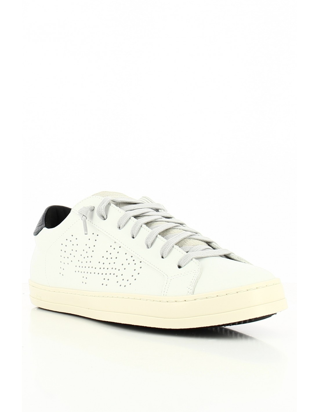 p448 Baskets de ville Homme John blanc/bleu