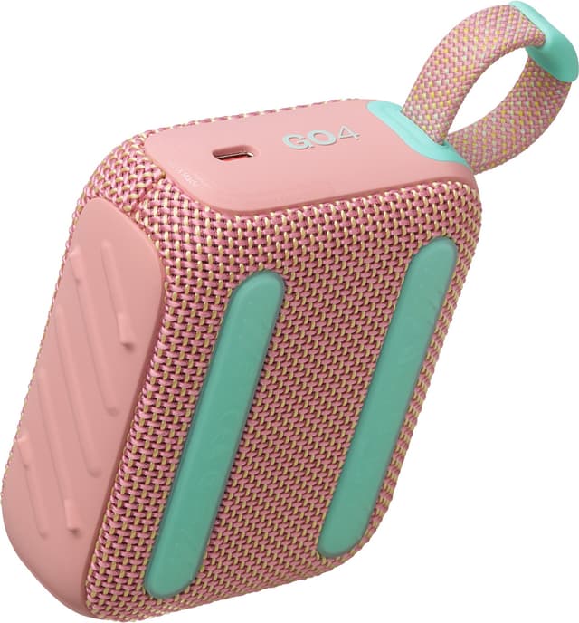 JBL Go 4 bærbar højttaler (lyserød)