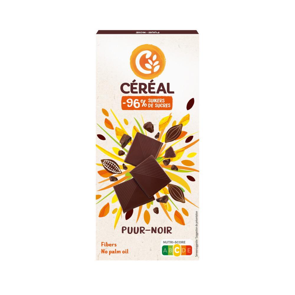 3x Céréal Chocotablet Puur80 gr