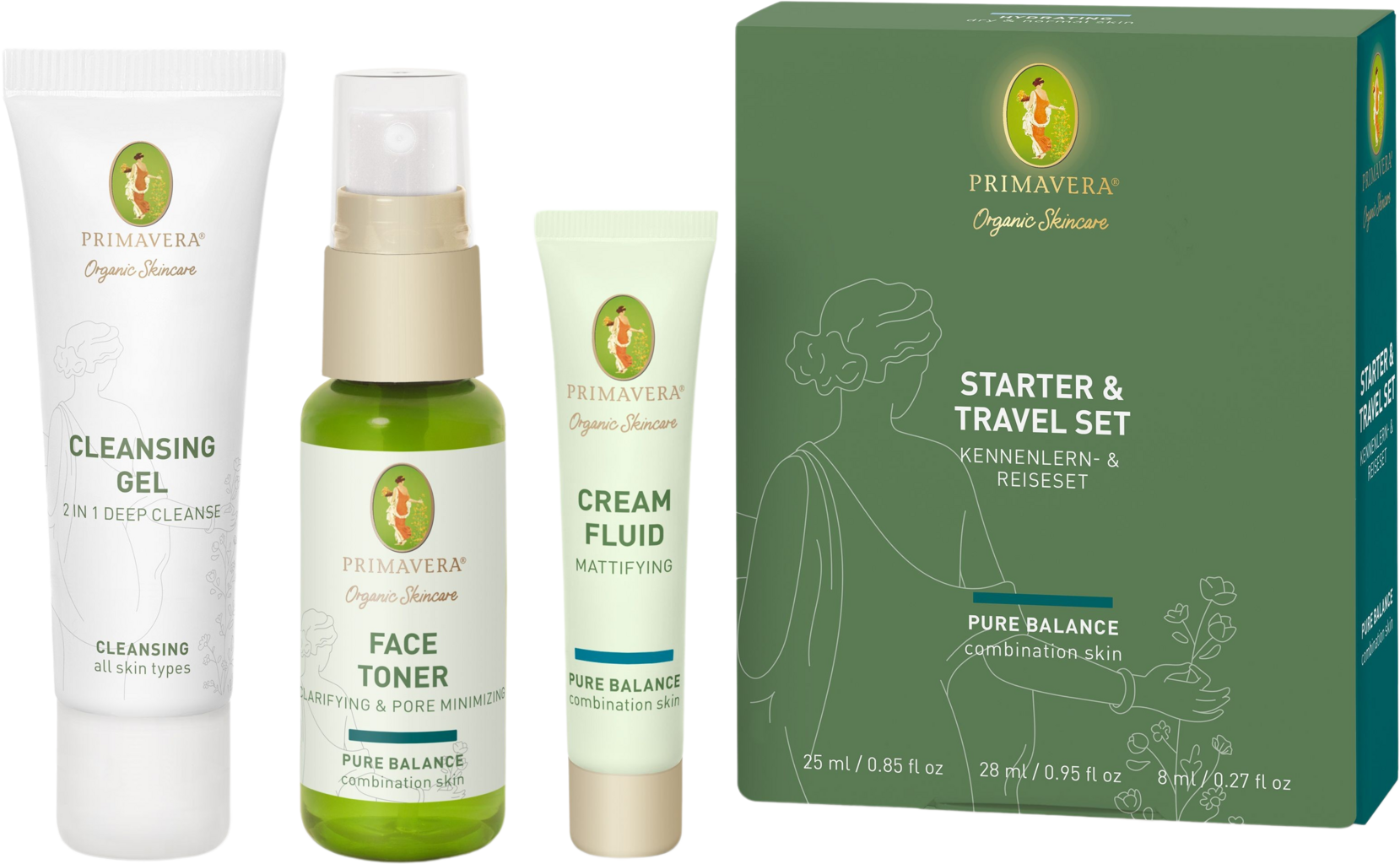 PRIMAVERA  Starter & Travel Set 