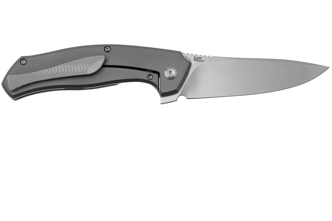 Kansept Havørn K1069A4 Stonewashed CPM S35VN, Bronze Titanium, Copper Carbon Fiber Inlay, zakmes, Djinn design
