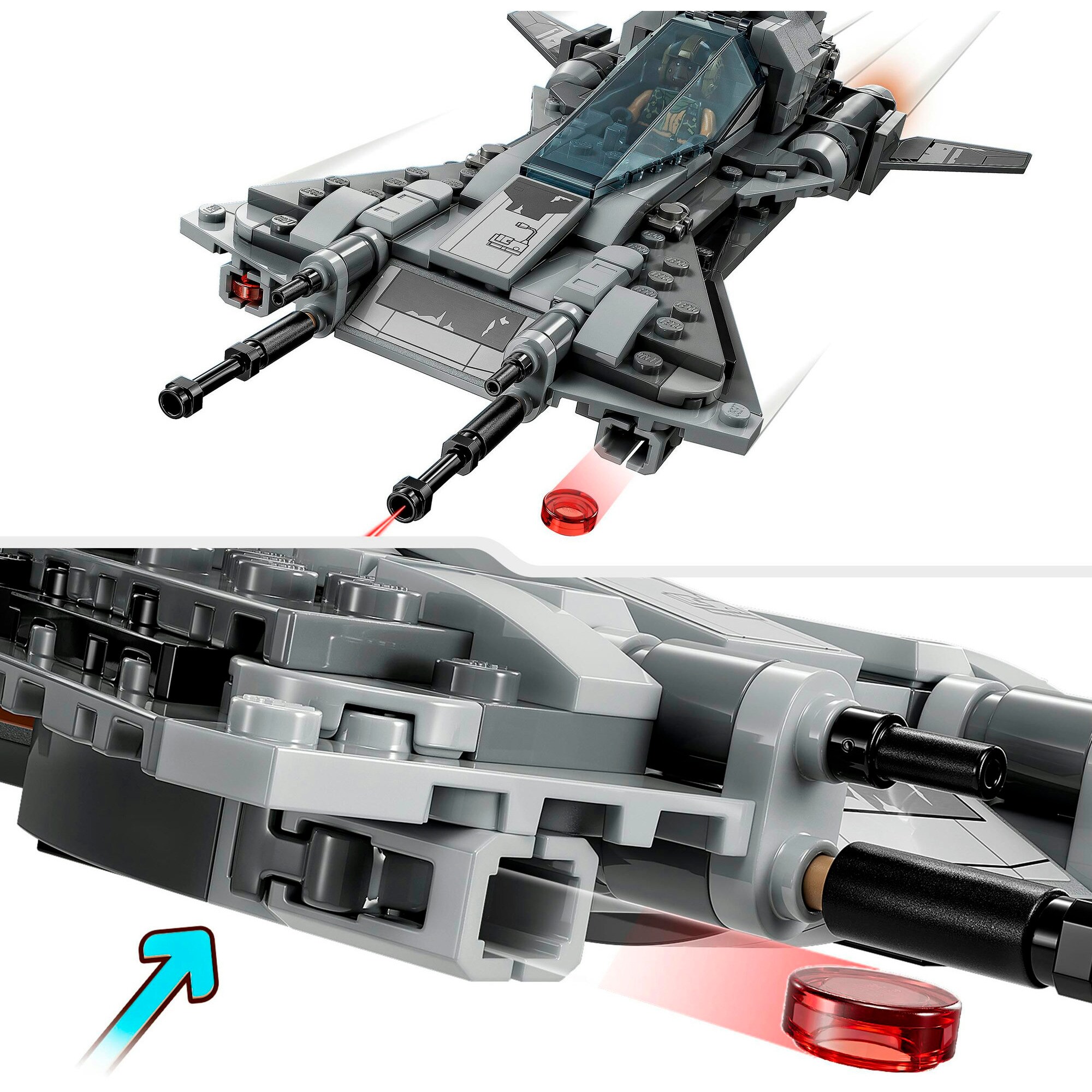 LEGO Konstruktionsspielzeug Star Wars Snubfighter der Piraten
